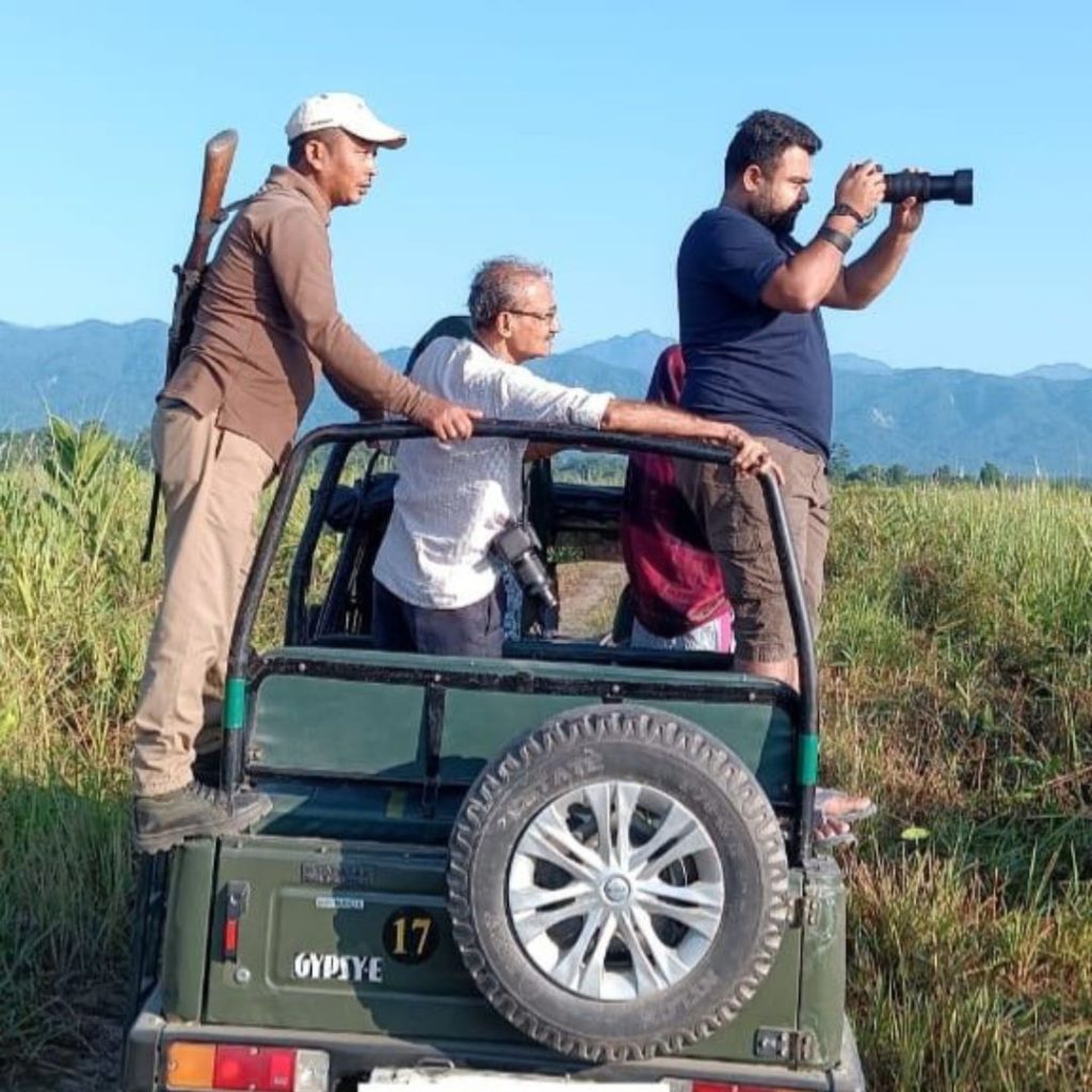 Jeep safari in Manas National Park